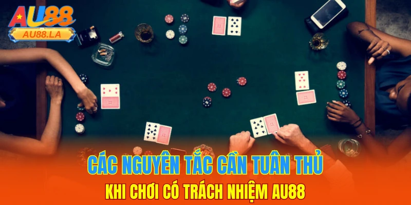 Các nguyên tắc cần tuân thủ khi chơi có trách nhiệm AU88