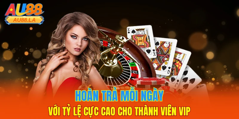 Hoàn trả mỗi ngày với tỷ lệ cực cao cho thành viên VIP